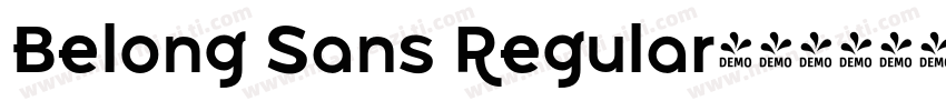 Belong Sans Regular字体转换